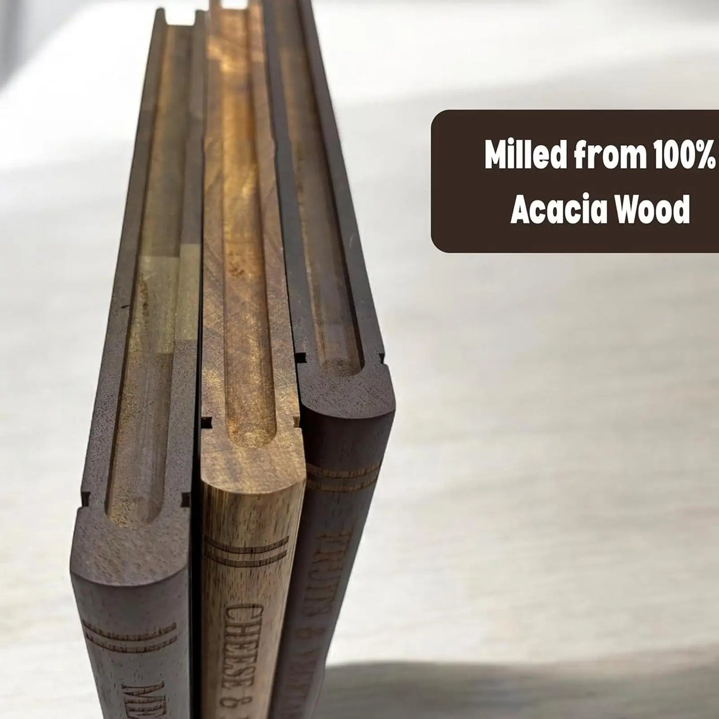 BookBoard™ 3 Piece Book Shaped Cutting board